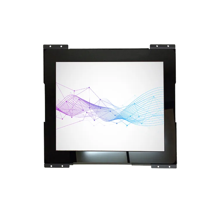 500 Nits Capacitive Touch Monitor 12.1 Coloj 1024X768 kun Malferma Kadra Kazo