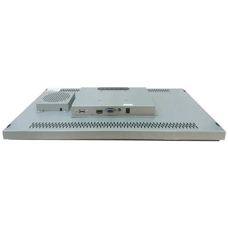 1000 Nits High Brightness with 5 Wire Resistive USB Touch 21.5" 1920X1080  Industrial LCD Monitor (VGA DVI)