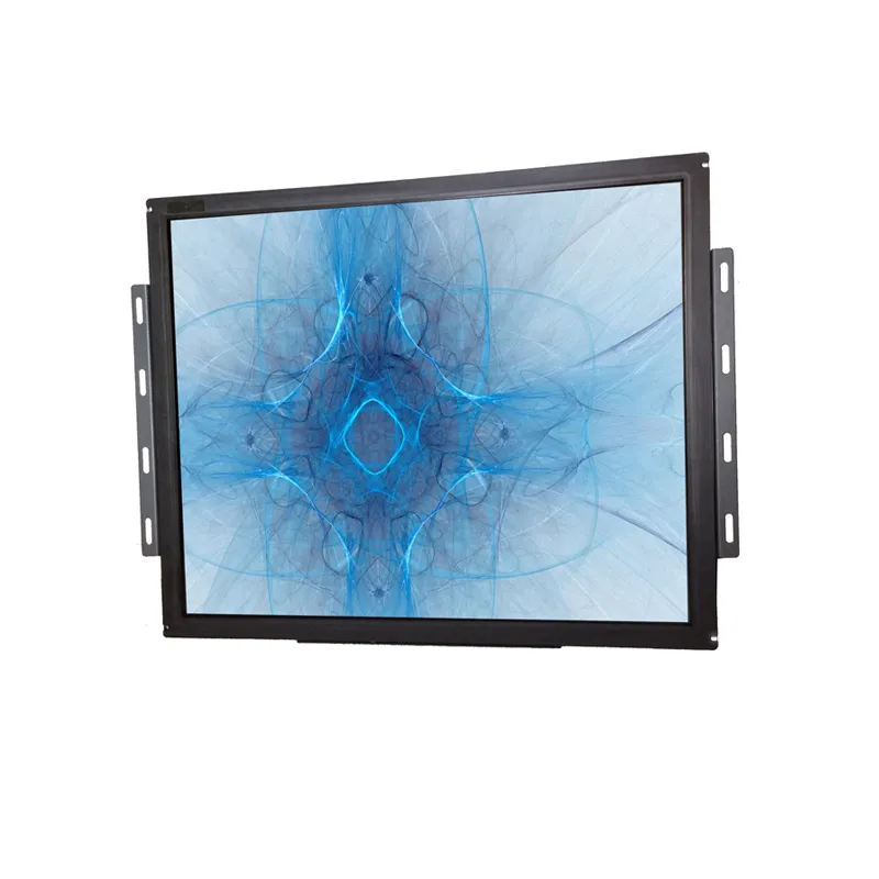 Infraruĝa Malferma Kadro Multi Touch LCD Ekrano 19 Coloj VGA DVI por kiosko