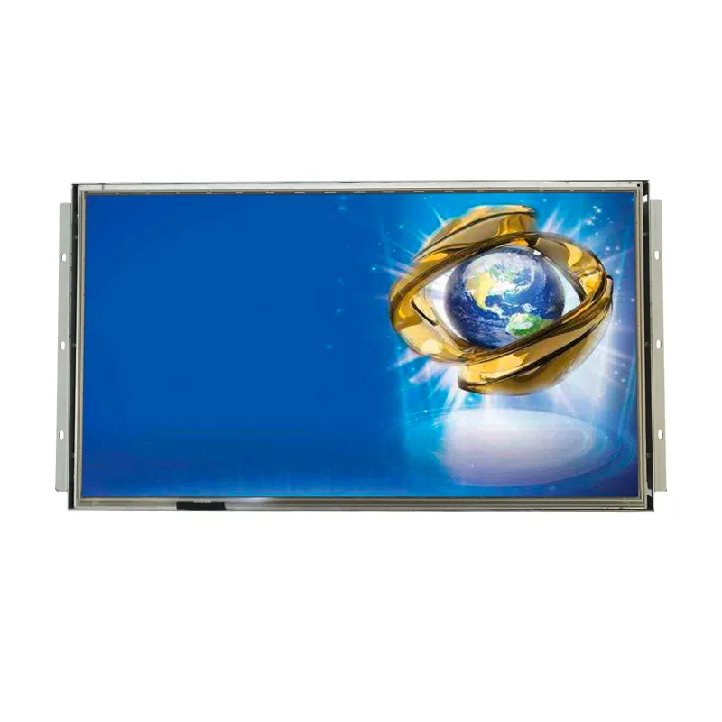 1000 Nits High Brightness with 5 Wire Resistive USB Touch 21.5" 1920X1080  Industrial LCD Monitor (VGA DVI)