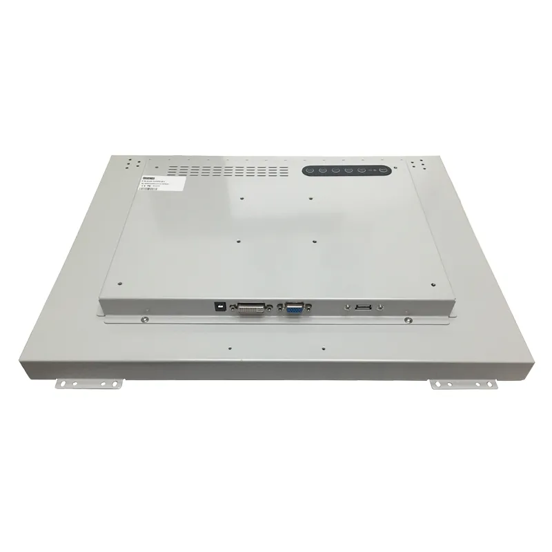 5 Drato Rezisma Tuŝo 19 Coloj 1280X1024 Malferma Kadra Monitoro kun Industriaj VGA DVI Enigoj