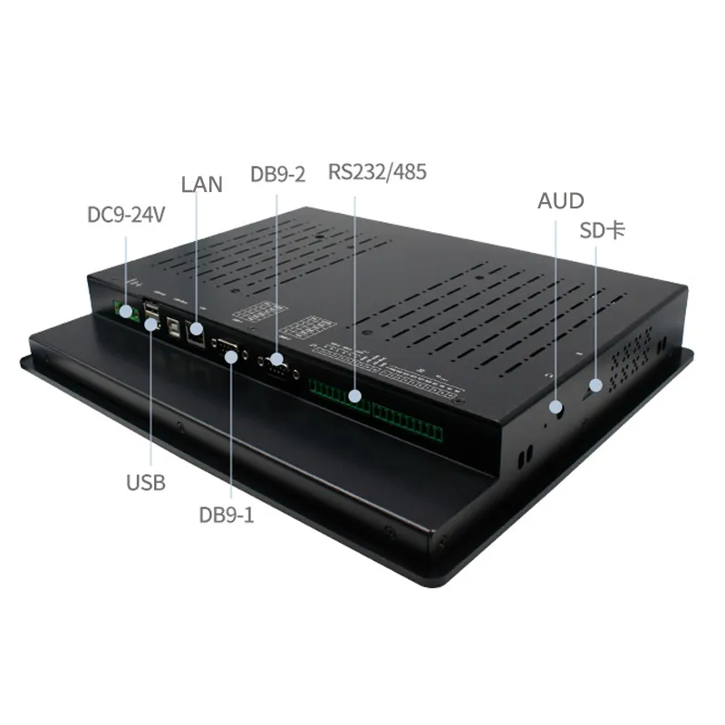 IP65 Stainless Steel Fanless 12" Industrial Touch Panel PC with Intel 3865U I3/7100U