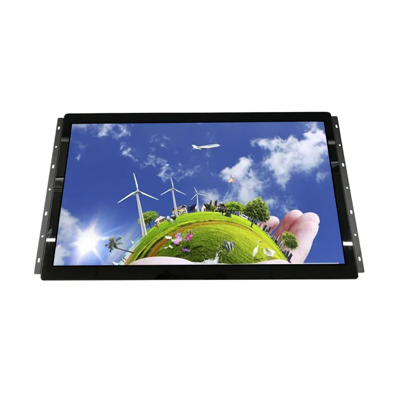 24 Coloj Industria Tuŝpanelo PC IP65 Duobla Kerno 3.0 Win7 / Win8 / Win10