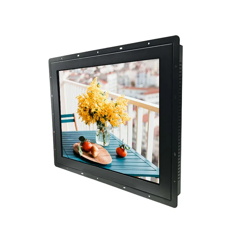 19 Cola Rack Mount Kontraŭvandala Tuŝa Monitoro