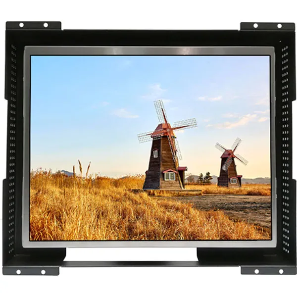12'' 1024X768 Sunlumo legebla LCD-ekrano