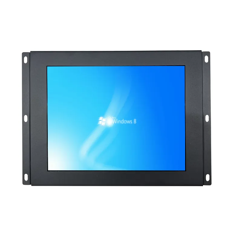 800x600 Multi Touch LCD-ekrano, Malferma Kadro Tuŝekrana Monitoro 12V DC USB Tuŝa Monitoro