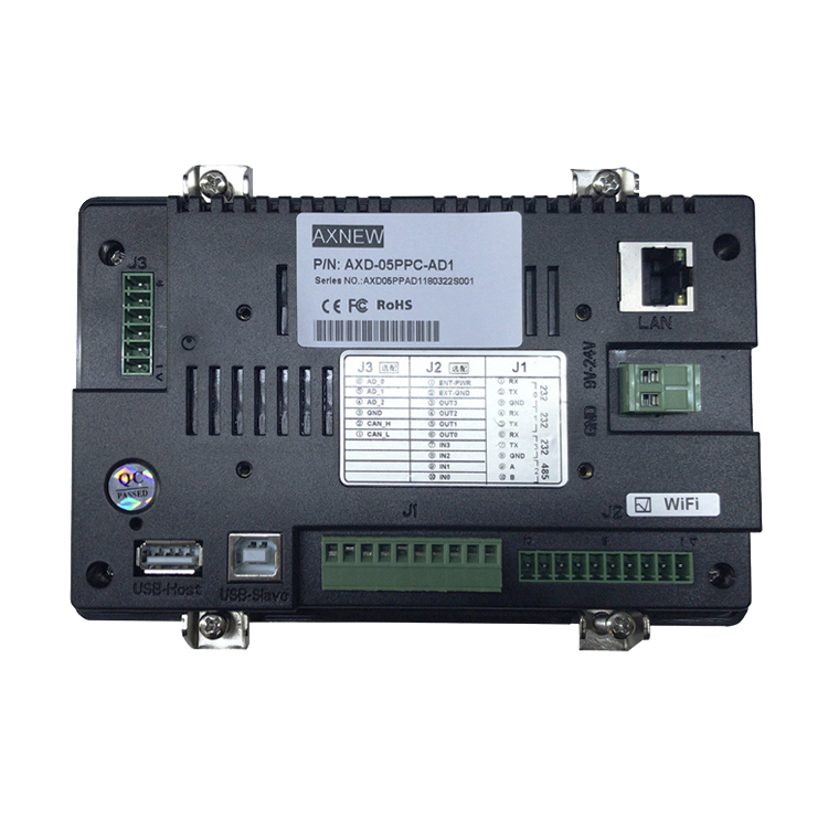 Plastic Frame 5 Inch Android Industrial Panel PC Capacitive Touch with 512m Bytes DDR3 Sdram