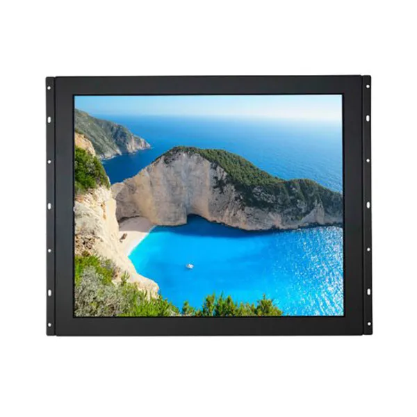 19'' Vandal Proof 1200nits Sunluma Legebla LCD-ekrano