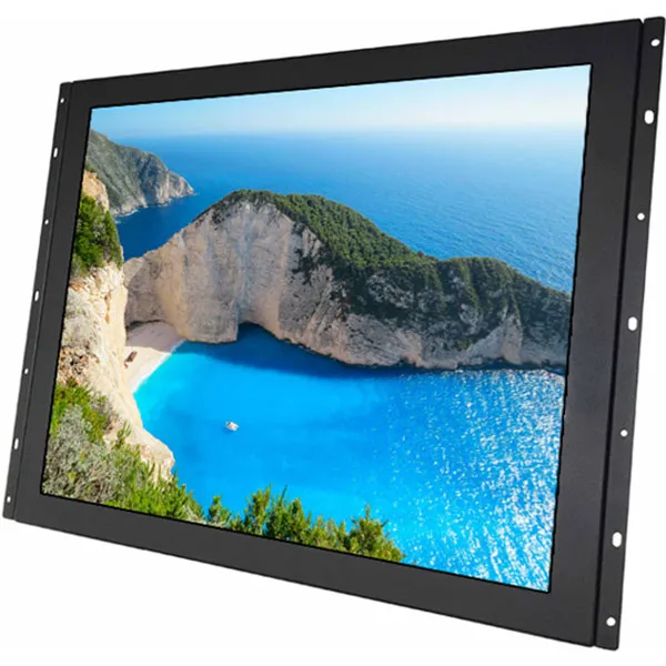 19'' Vandal Proof 1200nits Sunluma Legebla LCD-ekrano