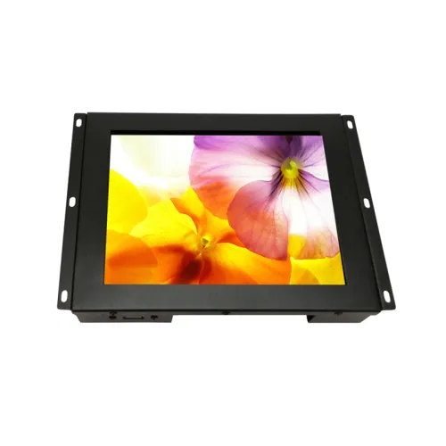 8.4 Coloj 500nits Industria LCD Ekrano 800X600 48W Kapacita Tuŝekrana Ekrano