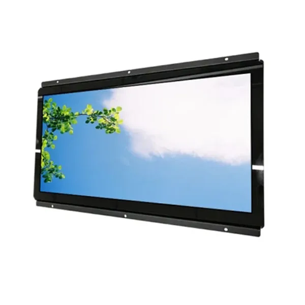 15 Coloj 1366X768 IP65 Capacitive Touch Monitor