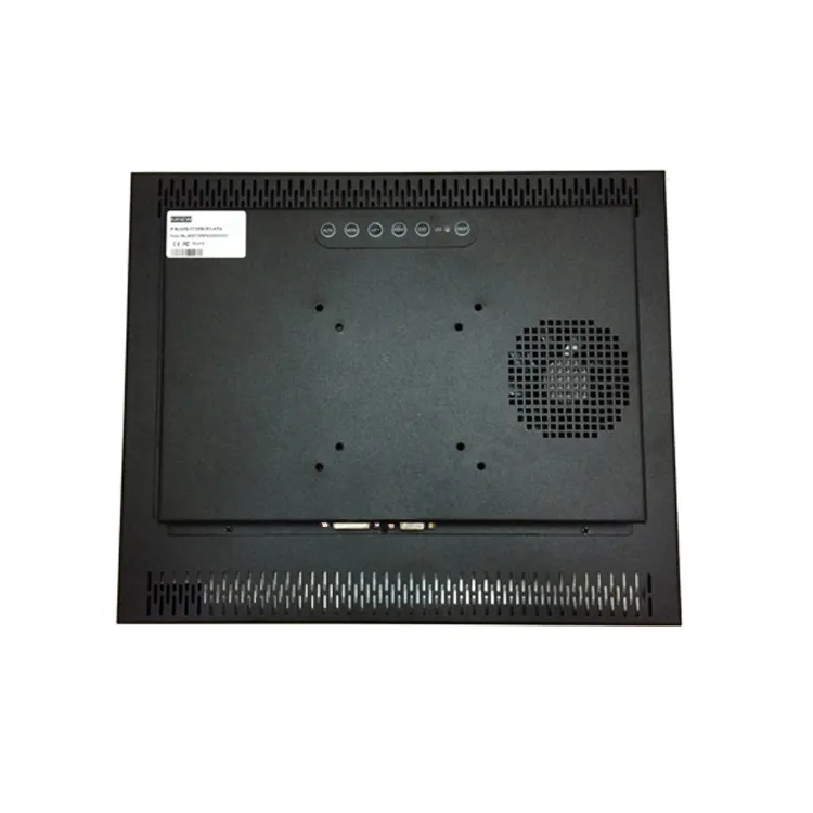 17 Cola Malferma Kadra LCD-Monitoro Kun LED-Kontruluma Ekrano