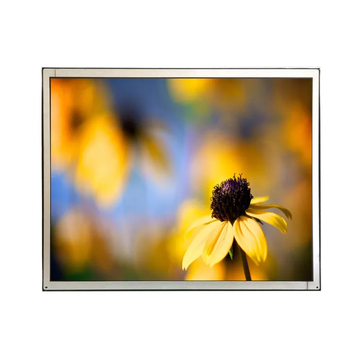 17 Cola Malferma Kadra LCD-Monitoro Kun LED-Kontruluma Ekrano