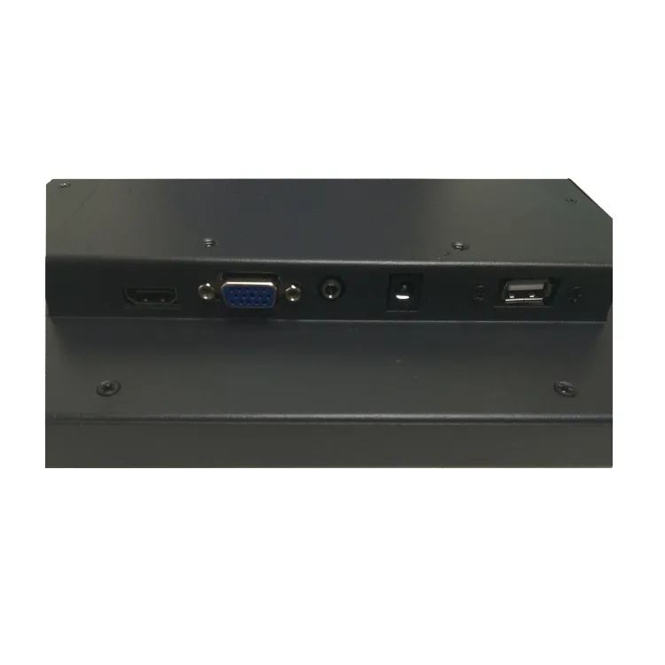 650 nits Capacitive Touch Monitor 10.1 Coloj 1280X800 kun Larĝa Vida Angulo