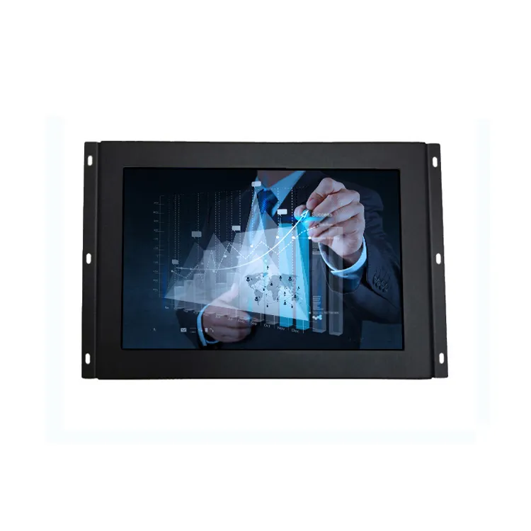 650 nits Capacitive Touch Monitor 10.1 Coloj 1280X800 kun Larĝa Vida Angulo