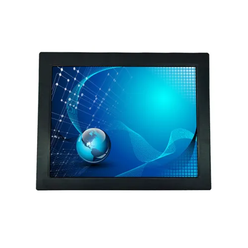 IP65 HD 20 Cola LCD Ekrana Monitoro Alta Brileco kun Protekta Vitro
