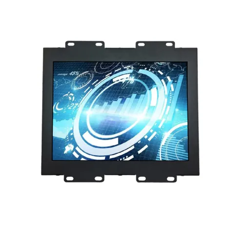 8 Coloj Fortika Muntado Larĝa Ekrano Malferma Kadra LCD-Monitoro