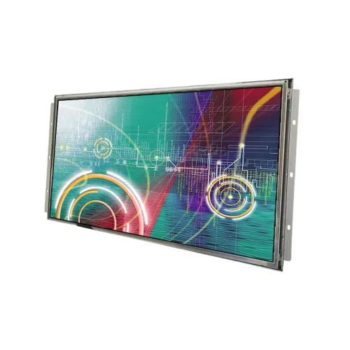 1000 Nits Alta Brileco kun 5 Drato Rezista USB Tuŝo 21.5″ 1920X1080 Industria LCD-Ekrano