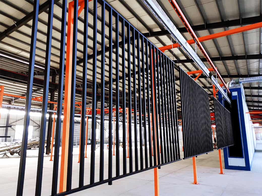 Powder Coating Line for Barriers
