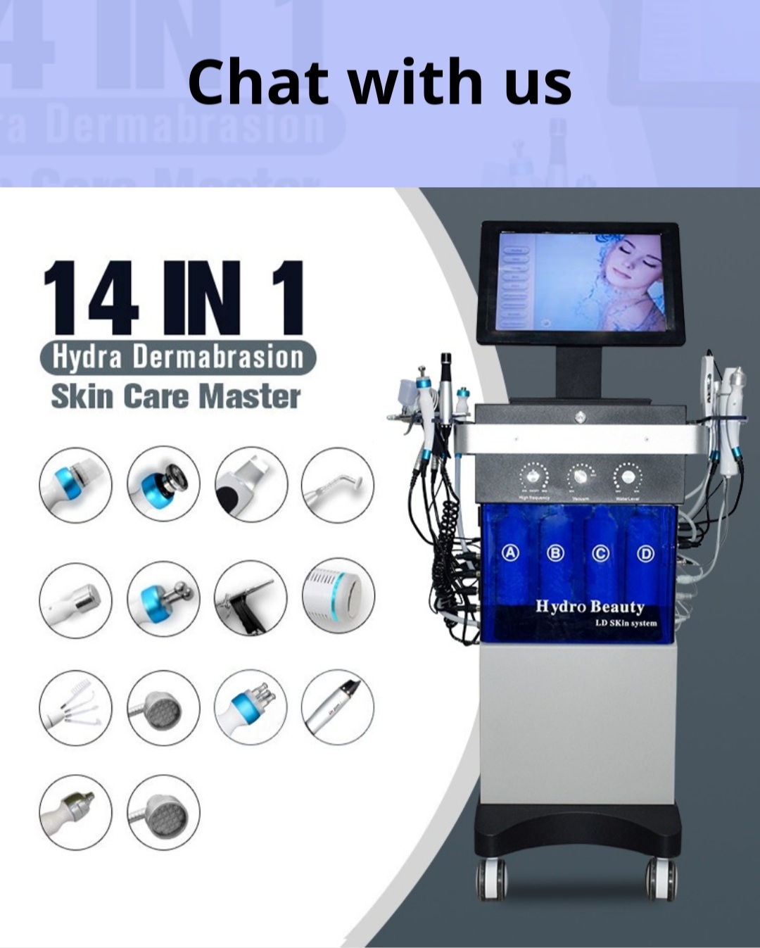 14 in 1 hydro dermabrasion facial cleaning