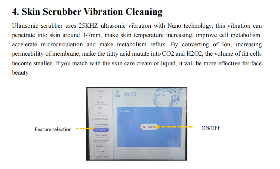 14 in 1 hydro dermabrasion facial cleaning