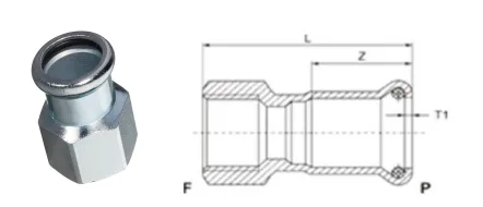Stainless Steel Female Adapter
