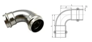 Stainless Steel 90° Elbow