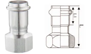 Stainless Steel Female Adapter