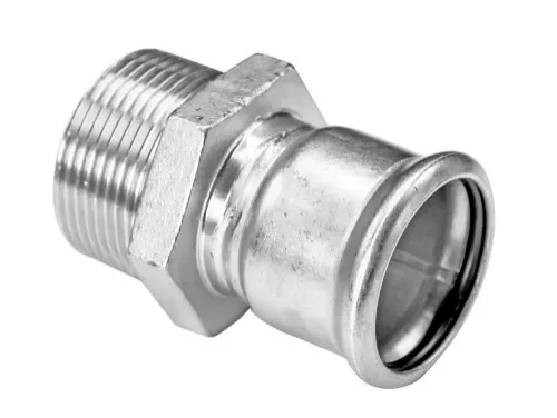 Stainless Steel Male Adapter M Profile