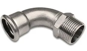 Stainless Steel 90° Male Elbow