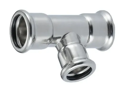 Stainless Steel Reducing Tee Diagram 1