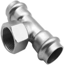 Stainless Steel Female Tee V Profile