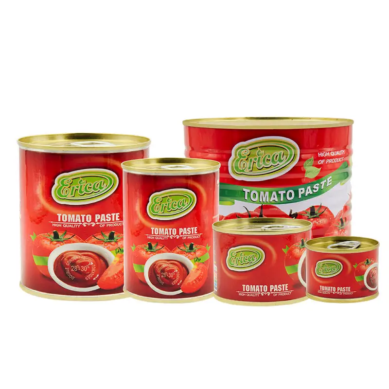 High Quality Pure Nature Tomato Paste 28-30% Brix Available in Different Sizes OEM/ODM Supported Packaged in Boxes or Bulk