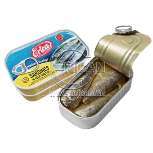 Canned sardines we can offer different flavors such as tomato sauce and vegetable oil.