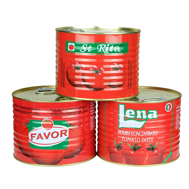 High Quality Pure Nature Tomato Paste 28-30% Brix Available in Different Sizes OEM/ODM Supported Packaged in Boxes or Bulk