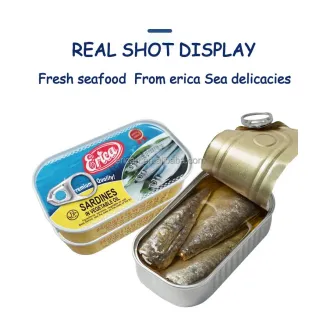 Manufacturer price Canned Sardine in Vegetable Oil