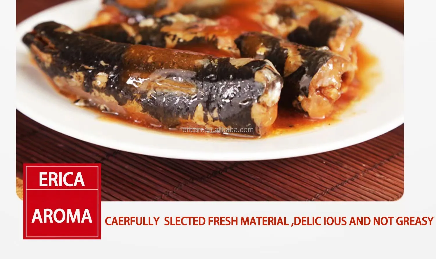 Factory price Canned Mackerel in Tomato Sauce