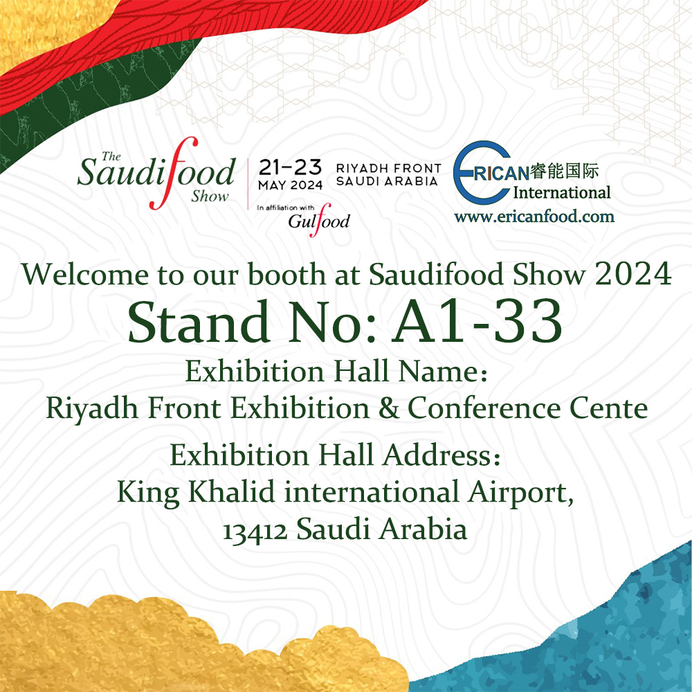 Welcome to our booth at Saudi Food Show 2024  A1-33