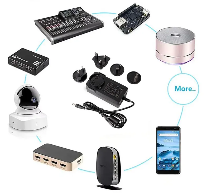 Izmjenjivi utikač električni adapter-60W serija