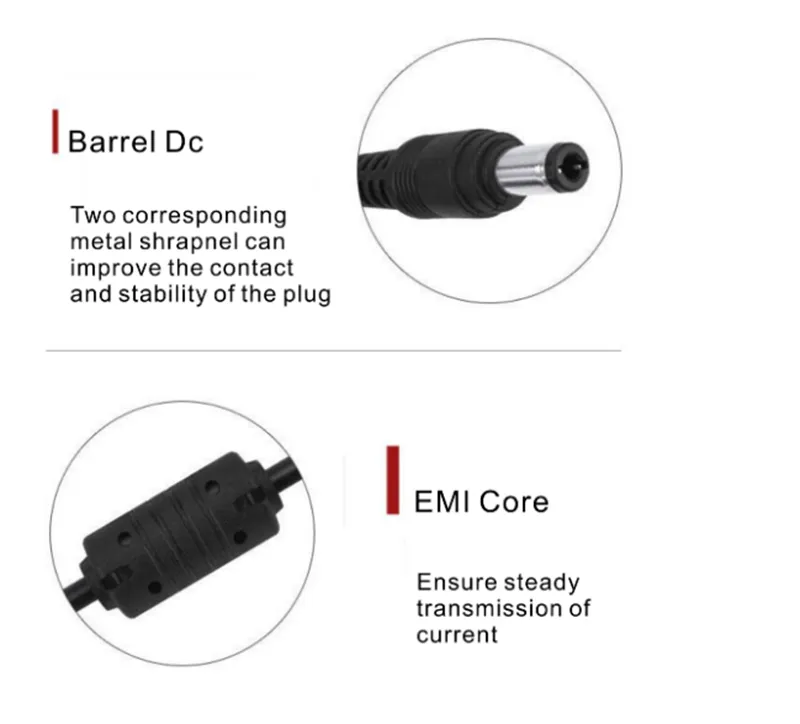 Zidni nosač napajanja-65W-19V 3.42a-US utikač
