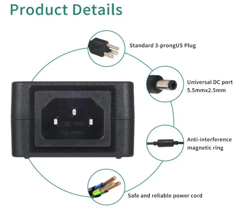 Power adapter za radne površine - 180W serija