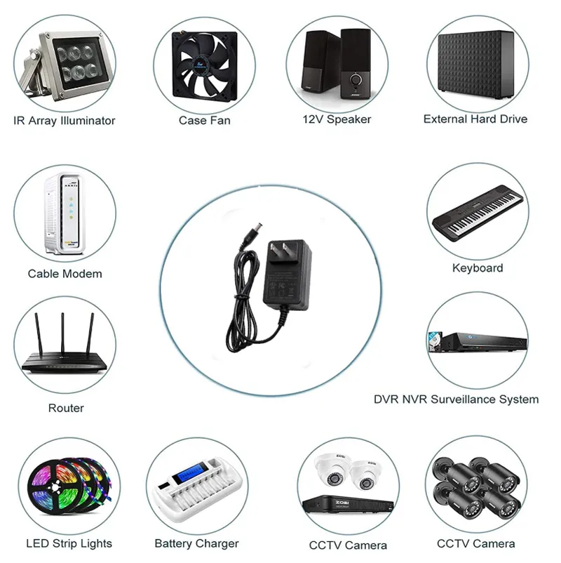 Zidni nosač napajača-24W-US utikač