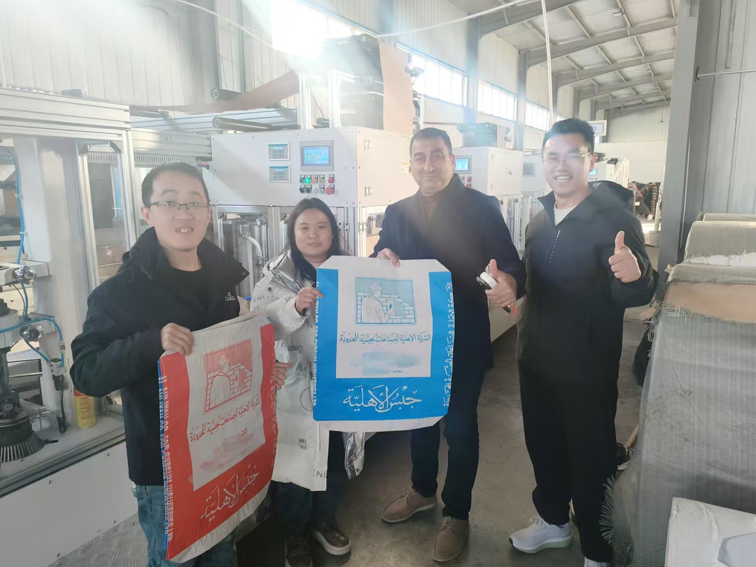 Customer visit our factory