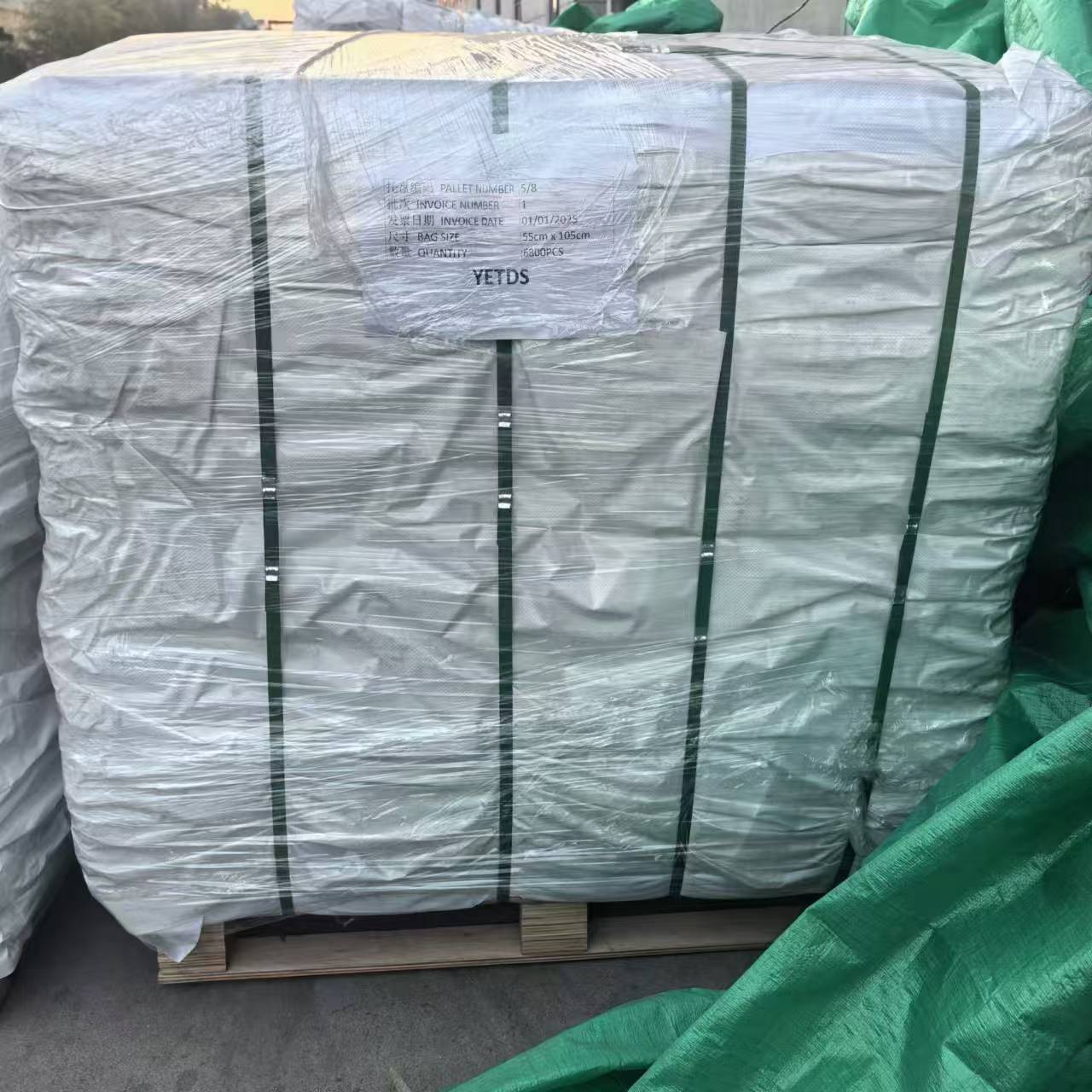 8 pallets PP woven bag were shipped to Greece
