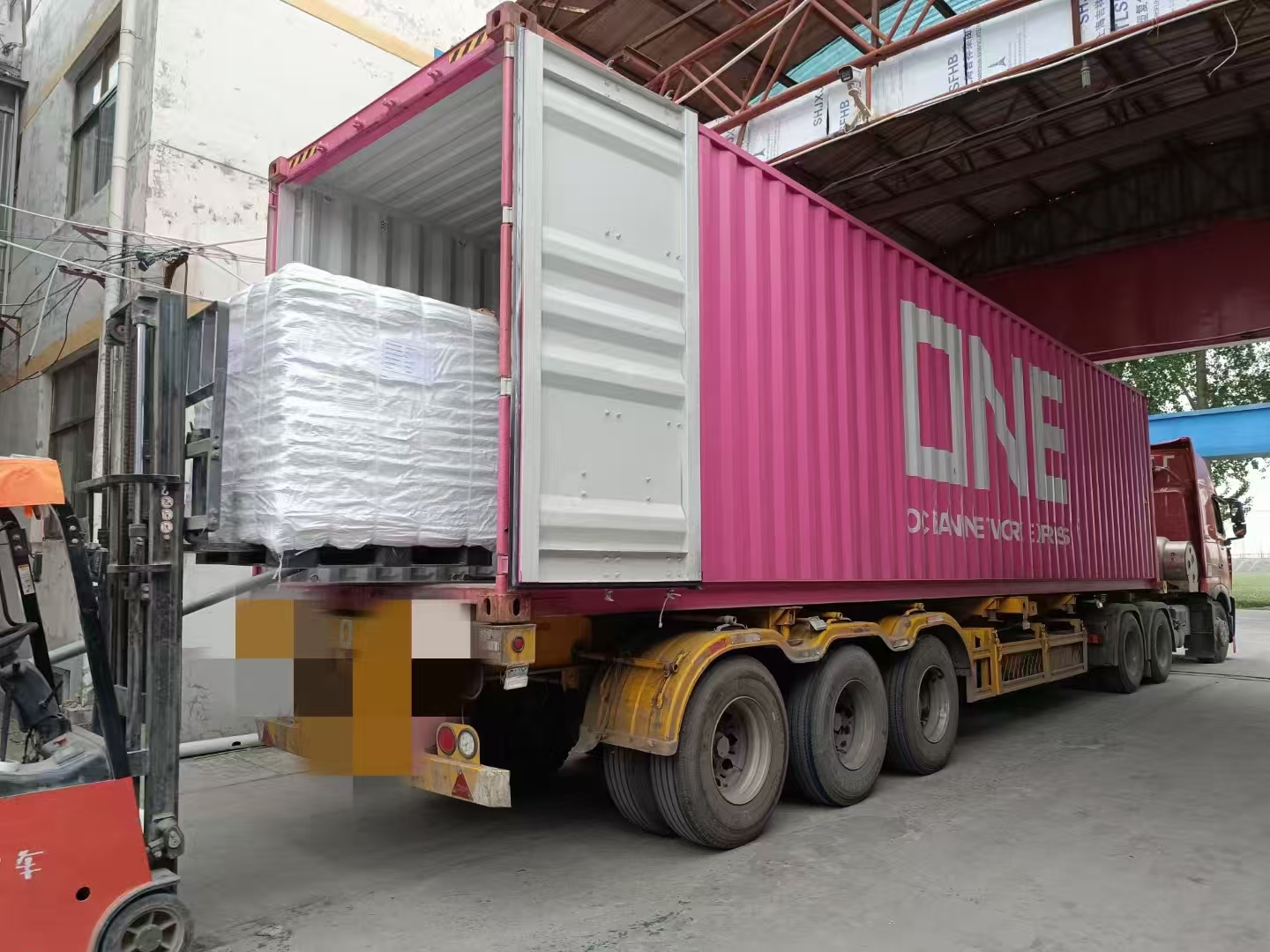 8 pallets PP woven bag were shipped to Greece