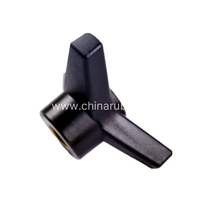 Durable Bakelite Three Arm Knob for Machines | Push Pull Control Switch