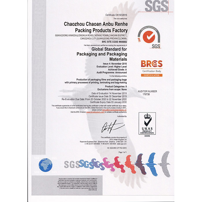 Certifications - Quality Assurance for Custom Bags Manufacturing