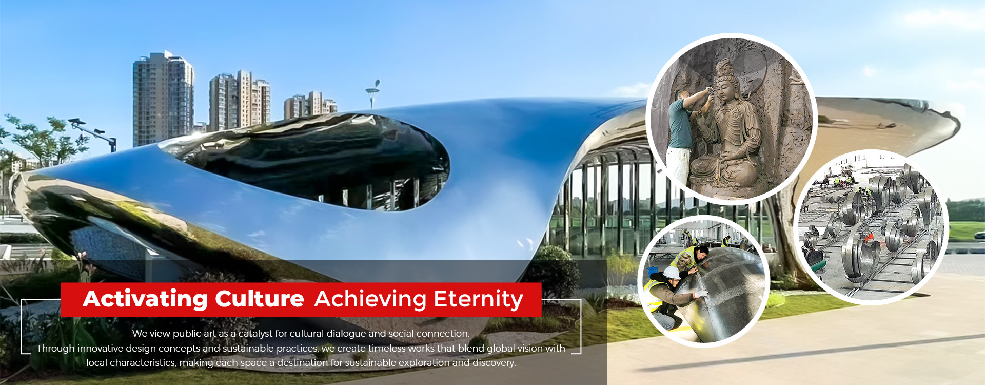 時代を超越した彫刻のためのブロンズ鋳造マスタリーJiutian彫刻芸術