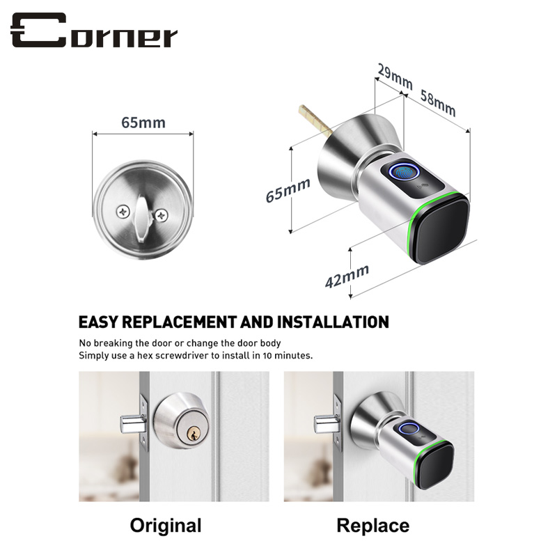 スマートロック、キーレスエントリードアロック、電子ドアロック、キー