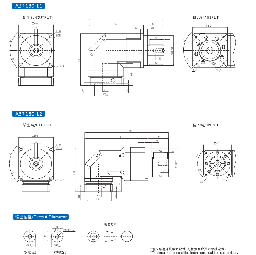 ABR Right-angle Servo Gearboxes